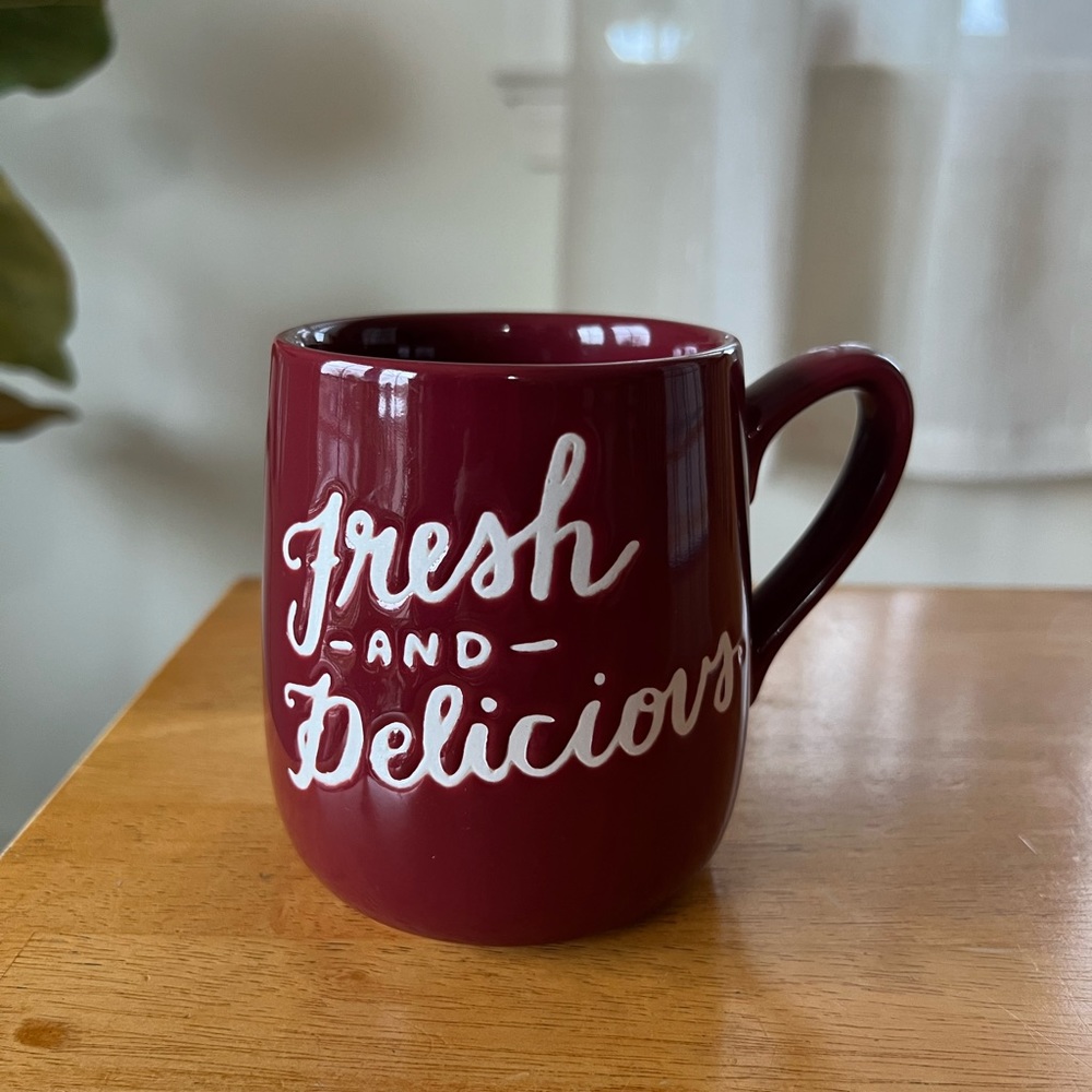 Threshold “Fresh & Delicious” mug.